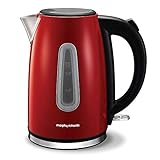 Morphy Richards 5011832059079 Accent Jug Wasserkocher, 1,7 l, 2200 W, Rot, Einheitsgröße