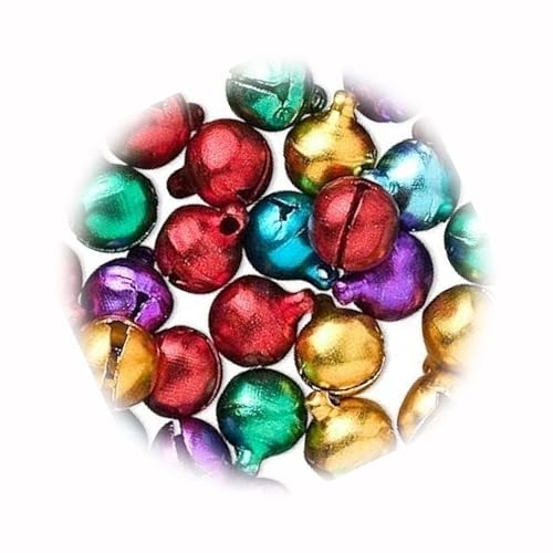 The new Charm, Bell, 100 Jewel Tones Aluminum Mix 10Mm