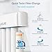 Aquasure Premier 4-Stage RO Reverse Osmosis Under Sink Drinking Water Filtration System | Removes 99% of Contaminants | 75 GPD, Leak-Proof, Quick Change Filters, with Tank & Brushed Nickel Faucet