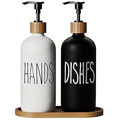 Black White & Wood Tray