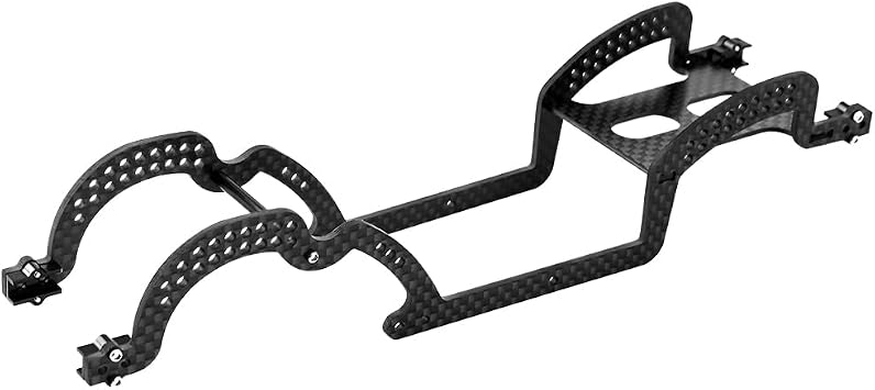 GLOBACT Carbon Fiber Chassis Kit LCG Frame Girder Body Shell for 1/18 TRX4M