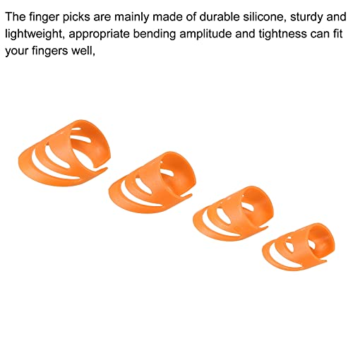 sourcing map Guitare Doigt Médiators XL L M S Dimension Orange avec Rangement Boîte pour Guitare Basse Ukulélé Paquet de… - Les Beatles, Paul McCartney, John Lennon, RIngo Starr, George Harrison sourcing map Guitare Doigt Médiators XL L M S Dimension Orange avec Rangement Boîte pour Guitare Basse Ukulélé Paquet de… – Image 5