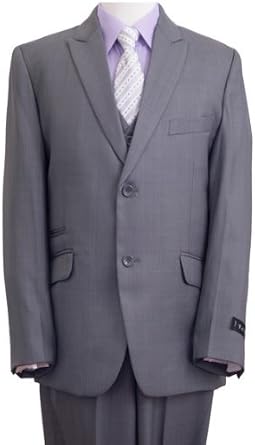 TAZIO Elegant Boys 5pc Solid Suit