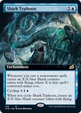 Magic The Gathering - Shark Typhoon - Arte extendido - Ikoria Guarida de Behemoths