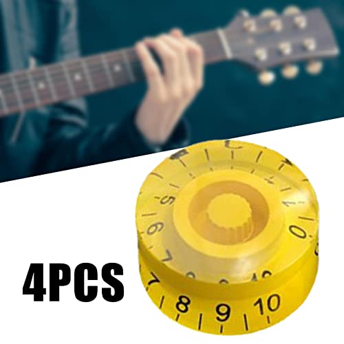 Oshhni 4 pièces potentiomètre capuchon guitare accessoires haut-forme boutons Durable Timbre haut-forme style boutons… - Les Beatles, Paul McCartney, John Lennon, RIngo Starr, George Harrison Oshhni 4 pièces potentiomètre capuchon guitare accessoires haut-forme boutons Durable Timbre haut-forme style boutons… – Image 6