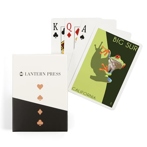 Lantern Press Big Sur California Juego de Cartas Poker
