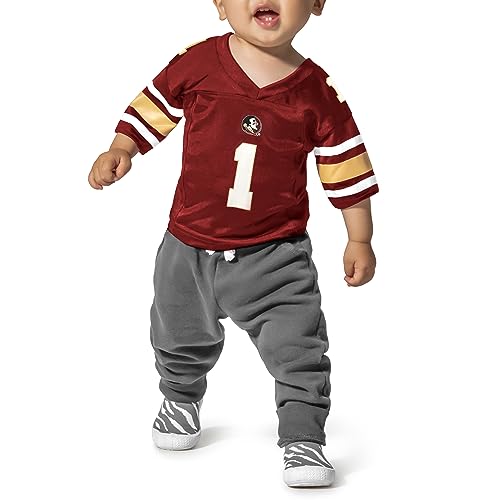 Image of Little King NCAA Infant-Touchdown Pass-Team Football Jersey-Sizes 6 Months 12 Months 18 Months