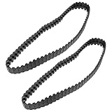 Garneck Gummi Panzerketten 2 Stück Selbstgemacht Ersatzketten für Rc Panzer 66cm Länge 25cm Breite Robuste Raupen für Stabile Geländefahrt