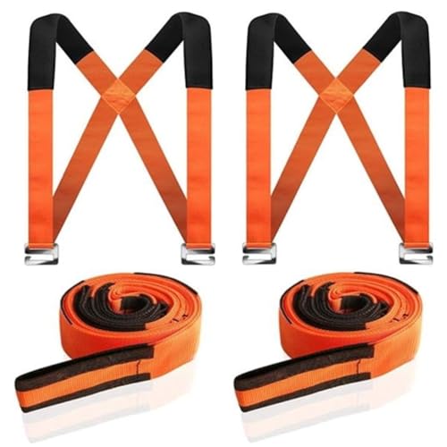 Tragegurte Umzug, 2 Personen Tragegurt, Transportgurt, Mobelgurt,Hebegurt zum Ergonomischen und Eifachen Heben Von Gegenstände bis zu 300 kg Haushaltsgeräte und vieles mehr