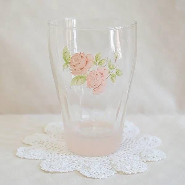 明治大正時代 吹きガラス 高脚グラス モノトーン 明治大正時代