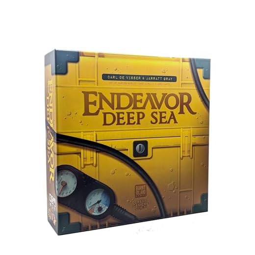 Burnt Island Games Endeavor Deep Sea – Exploration Strategy Board Game Underwater Adventure - 2025 Kennerspiel des Jahres Winner - for 1 to 4 Players Ages 14+