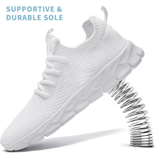 Image of Mens Running Shoes Walking Tennis Sneakers Slip on Gym Workout Athletic Lightweight Casual Sport Shoes