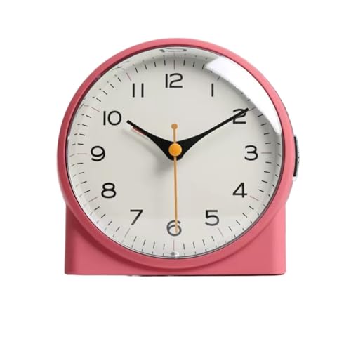 Reloj despertador de 4 pulgadas que no hace tictac para dormir sin ruidos en el dormitorio