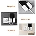 OUNONA Wall Mounted Remote Control Storage Box Adhesive Hooks Phone Charging Bracket for Home and Office Compact Organizer for TV Remotes and Cables