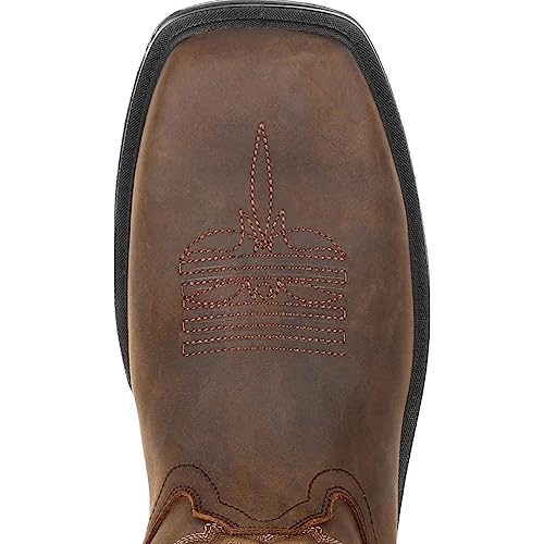 ROCKY Bota Worksmart 28 cm Biqueira Composto Impermeável Tamanho 12(M) Marrom, Marrom, 44