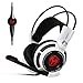 Produktbild Jumor Gaming Headset Für PS4 PC Xbox One, Over-Ear Gaming Kopfhörer Mit 7,1 Surround Sound Rauschunterdrückung Mikrofon, Buntes RGB-Licht, Für Laptop Mac Tablet,Weiß