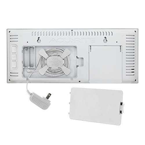 Horloge murale multicolore LED numérique grand format avec date et support - 8