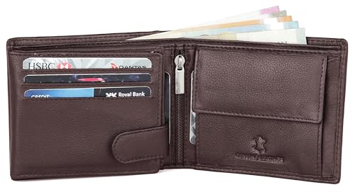 Image of WildHorn Rfid Protected Leather Wallet For Men, Brown