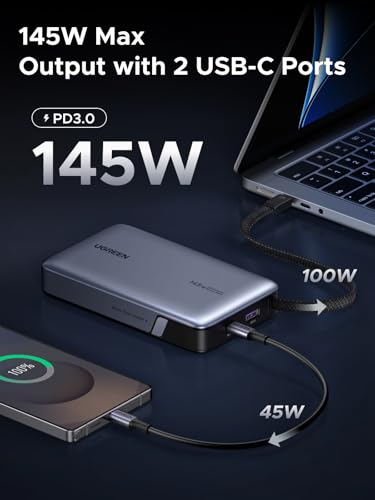 Image of UGREEN Nexode 20000mAh 145W Built-in USB-C Power Bank