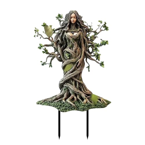 Gartendeko Troll Figur, Garten-Dekostecker Märchenhafter Troll, Waldgeist dekorative Skulpturen für Garten und Terrasse, Lustige Gartenfigure Baumstecker, wetterfeste Gartenornamente (E) Gartendeko Troll Figur, Garten-Dekostecker Märchenhafter Troll, Waldgeist dekorative Skulpturen für Garten und Terrasse, Lustige Gartenfigure Baumstecker, wetterfeste Gartenornamente (E)