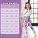 Cndexd Girl's School Uniform Fashion Tie-Dye Skirt Pants 2 in 1 Stretchy High Waist Ruffle Skirt Leggings for Youth Activewear Dance Gym Clothes