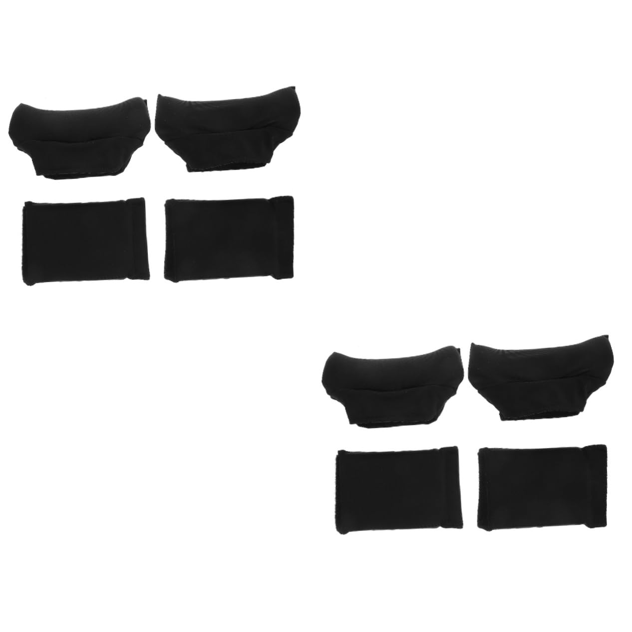 Didiseaon 2 Juegos Andador Con Muletas Suministros Para Muletas Cubierta De Muleta Para Axilas Mango De Bastón Almohadillas Para Las Axilas Cubre Muletas Espuma De Memoria Black