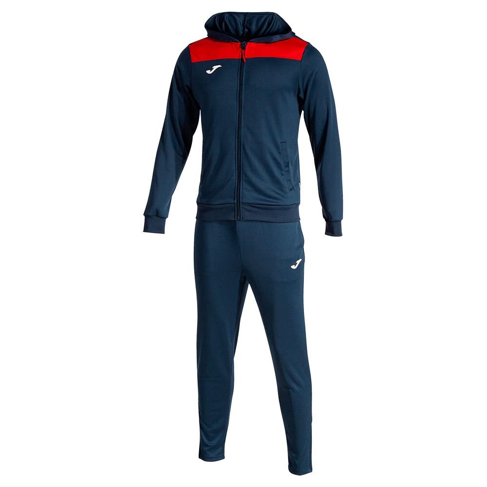 Joma Men's Phoenix II Tracksuit, Navy red, S