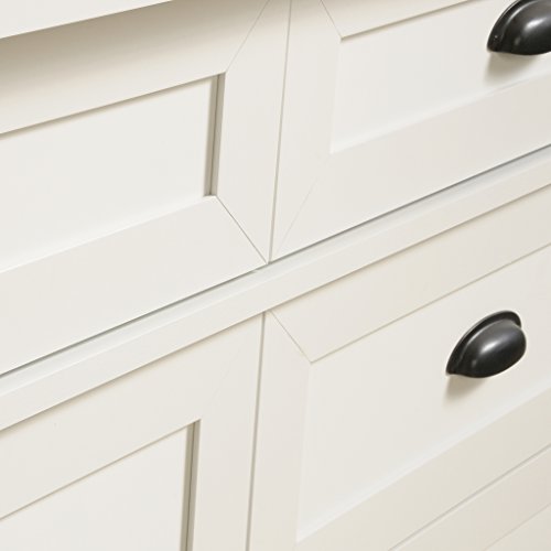 Sauder County Line Dresser, Soft White Finish #TOP5