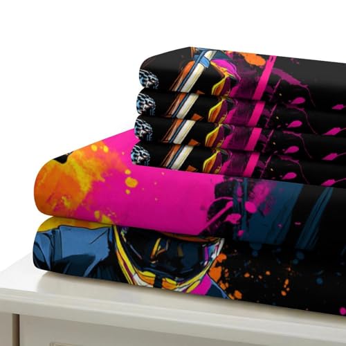 Housse de couette motocross fermeture éclair king size douce