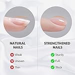 GAOY Clear Builder Gel for Nails, 16ml Nail Strengthener in a Bottle, Nail Extension Hard Gel, Soak Off Long Lasting UV Light Cure, Base Coat Top Coat Needed - Image 3