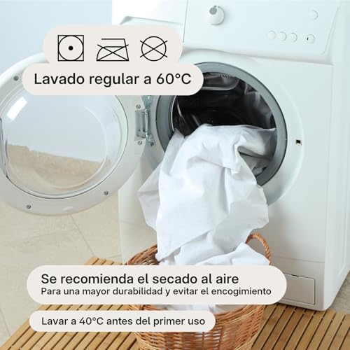 Funda colchon 90x190 cm Sleepzen protector de colchon de algodon organico certificado 8