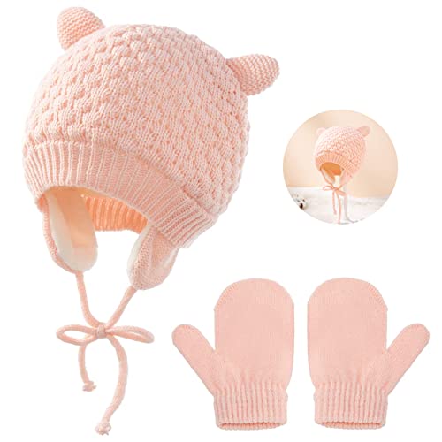 Baby Wintermütze Mit Bärenohren - Weich & Warm 0-3 Jahre