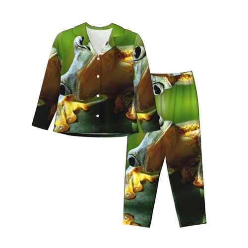 Pyjama grenouille verte pour vos soirées cocooning et matins détente EdWal