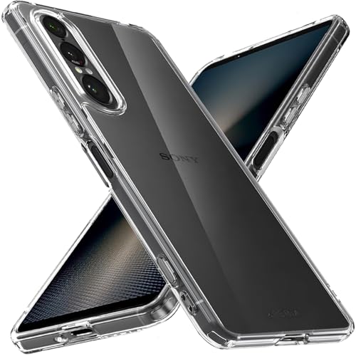 ZLFENJOY Xperia 1 VIIケース SO-51Fクリアケース米軍MIL規格 全面保護 耐衝撃TPUサイド+PCバック 【傷防止・落下防止・滑り止め・指紋防止・黄変防止 】エクスペリア 1 vii ケース Xperia1Viiカバー (クリア)