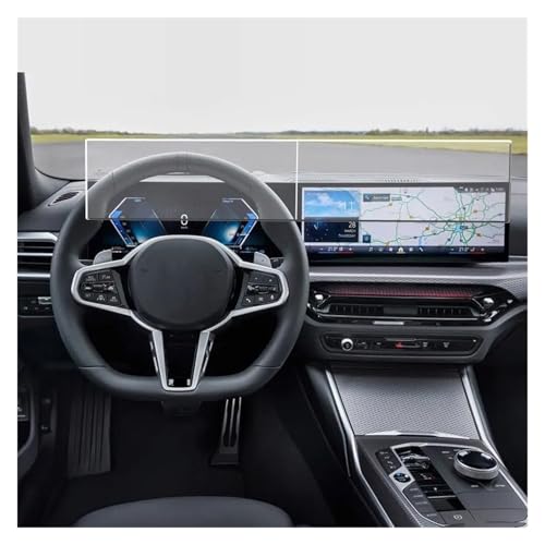 Éviter rayures écran incurvé BMW Série 3 2023 avec ce protecteur verre trempé iDrive 8