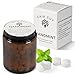 Gaia Guy | NanoMint Fluoride Free Toothpaste | Nano-Hydroxyapatite Remineralizing Toothpaste Tablets - Nano Hydroxyapatite (nHA), Plastic Free, Eco-Friendly Glass Jar | 186 Tabs