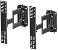 Supcline Full Motion TV Mount for 48-120 inch TVs up to 200Lbs, Slim Sturdy & Smooth Extension, Tilt and Swivel TV Wall Mount for Large TVs, Corner Wall Mount tv Bracket, Unlimited Wood Stud and VESA