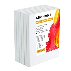 MIAHART 13x18cm Keilrahmen 6er Pack
