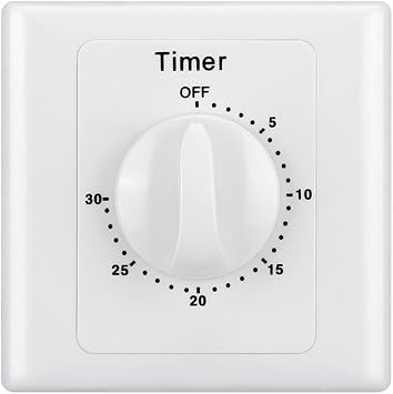 Timer Switch Mechanical And Electronic Countdown Control Panel AC 100-240V 15A For Water Pumps Heaters Fans Rice Cookers Fish Tanks Routers Chargers Adjustable Timing30 minutes
