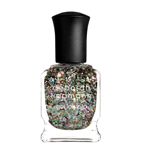 Deborah Lippmann Nail Polish Gel Lab Pro | Treatment Enriched for Nail Health Wear and Shine | No Lamps or Tools | Happy Birthday 0.5 oz.