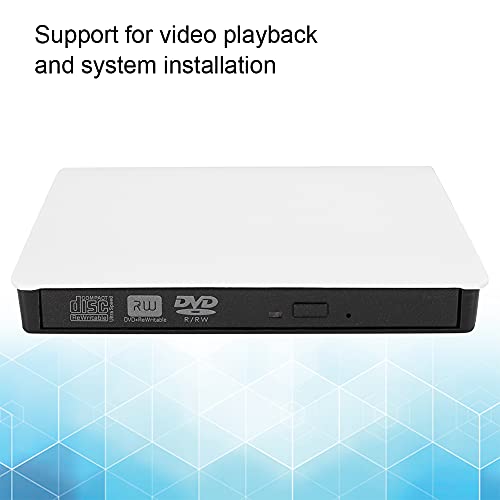 Optisch station, duurzame stabiele prestaties DVD-brander Uitstekende afscherming voor desktops(wit) - Image 4