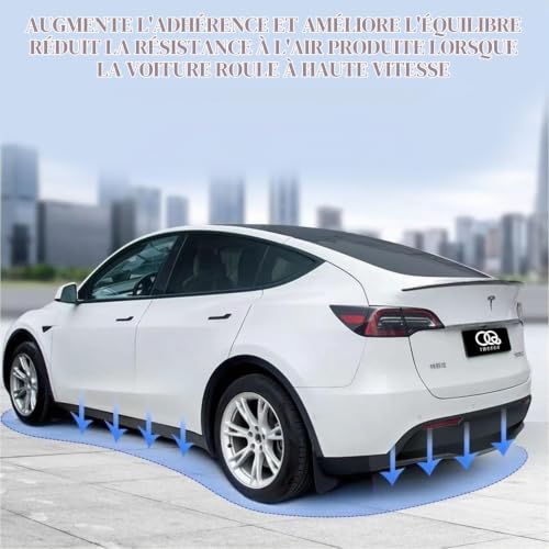 Ywooon Becquets Arrière pour Tesla Model Y 2020-2024 (Noir Brillant) – vue 7