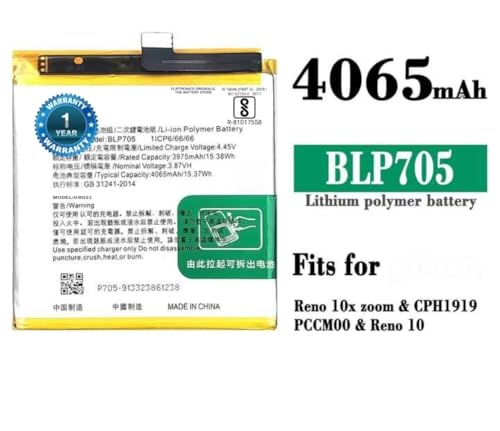Image of Original BLP705 Battery for Oppo Reno 10x Zoom CPH1919, PCCM00 Battery with 1 Year warrenty** (SEPAH73)