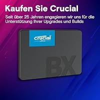 Crucial BX500 SATA SSD 2TB, 2,5" Interne Festplatte, bis zu 540 MB/s, 2TB SSD kompatibel mit Laptop und Desktop (PC), 3D NAND, Dynamische Schreibbeschleunigung - CT2000BX500SSD101 – Ansicht 6