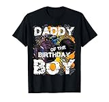 Daddy Of The Birthday Boy Monster Truck Matching Family T-Shirt