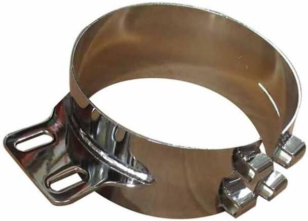 Technical Precision Replacement for Peterbilt 379 Year 2000 Chrome 8 INCH Straight CLAMP
