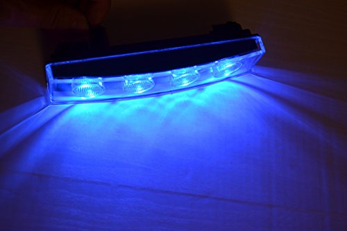 2x LED parasole anteriore blu luci di marcatura
