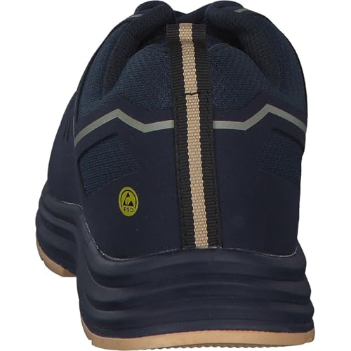 Skechers Skechers Men's Malad IiConstruction Shoe, Navy Tan Textile Synthetic, 10.5 US
