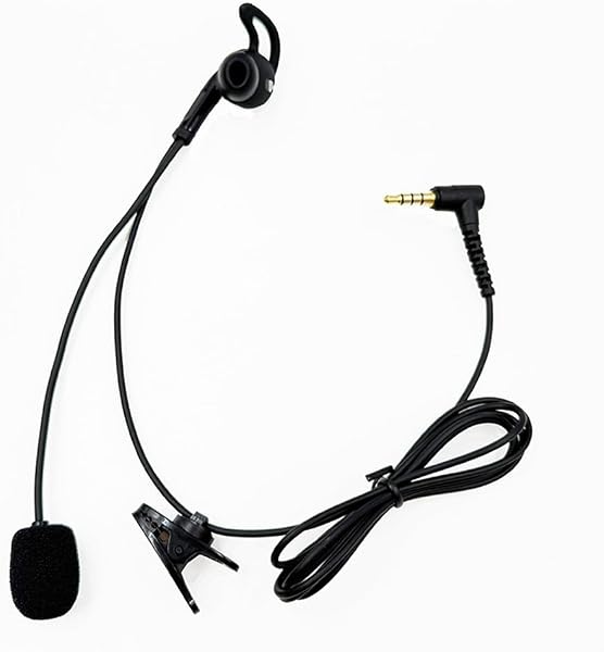 Motorcycle Helmets Compatible 3.5mm Plug Elbow Plug Earphone Headphones Intercom Mic Headset - 5