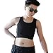 Produktbild BaronHong Tomboy Trans Lesbian Atmungsaktives Netz Chest Binder Short Tank Top (schwarz, M)